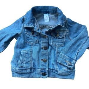 Carter’s Girls 2T Denim Jean Jacket 99% Cotton Classic Blue